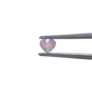 GIA Certified 0.24 Carat Heart Shape Fancy Brownish Pink Natural Diamond