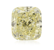 1.50 CARAT CUSHION BRILLIANT GIA CERTIFIED FANYC BROWNISH YELLOW VS1 CLARITY DIAMOND