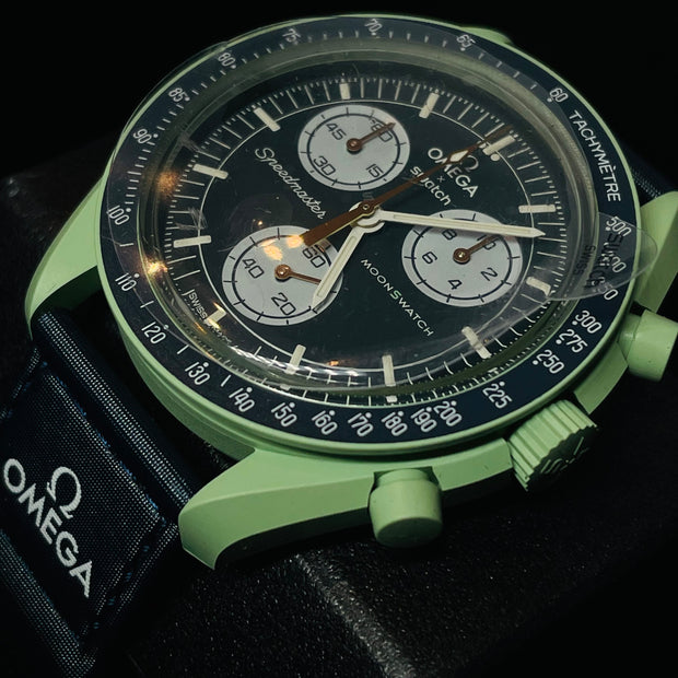 Enticing New Omega X Swatch MISSION TO EARTH Bioceramic Wristwatch