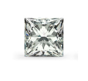 GIA-certified 0.74 Carat Unique Princess Cut Natural Diamond A I VS2 Stone