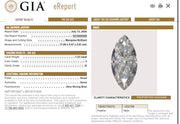 GIA Certified 1.23 Carat Marquise Natural Diamond Engagement Bargains