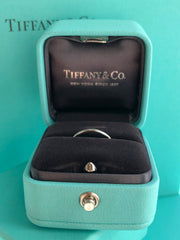 Tiffany and co. Forever Wedding Band Ring in Platinum, 2mm Wide