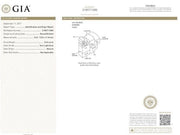GIA Certified 0.62Carat Round Brilliant Fancy Grey Natural Diamond