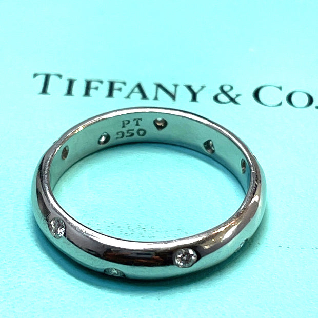 Tiffany & Co Platinum Diamond Wedding Band