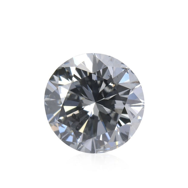 GIA Certified 0.36Carat Round Brilliant Fancy Grey Natural Diamond