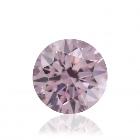 Radiant GIA Certified 0.25Carat Fancy Pink Round Brilliant Natural Diamond with VS1 Clarity